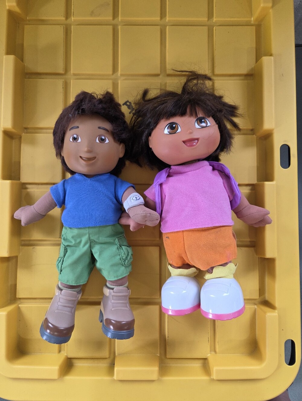 Vintage Dora The Explorer And Go Diego Go Talking Large Dolls